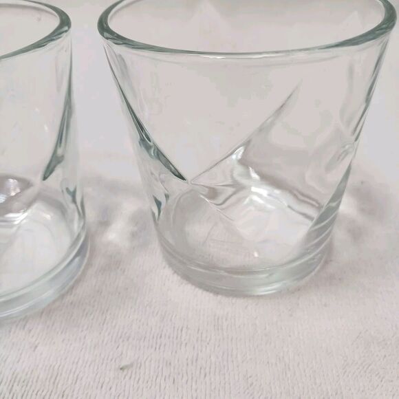 3 Vintage DOUBLE DUTCH Low ball Whiskey Glasses Diamond DD Classy Luxury Collect - Picture 6 of 16
